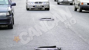 Canale garnisite cu cauciucuri de bicicleta
