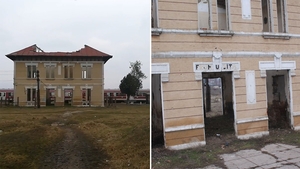 Localitatea din România în care se află cea mai urâtă gară din țara noastră. Duşumelele au fost furate, acoperişul și geamurile nu mai există, iar pereții stau să cadă
