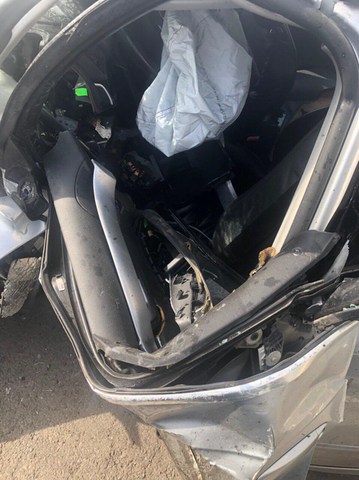 Audi-ul în care și-a găsit sfârșitul Dany Vicol  este un morman de fiare vechi!