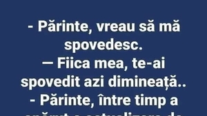 BANC | O tipă bună intră în biserică: "Părinte, vreau să mă spovedesc!"
