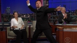 "Minerul Elvis" a facut show la Letterman