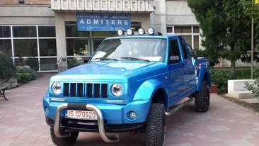Cum arată cunoscutul ”Jeep” românesc ARO, refăcut din fiare vechi de un grup de studenţi. Prototipul e senzaţional!
