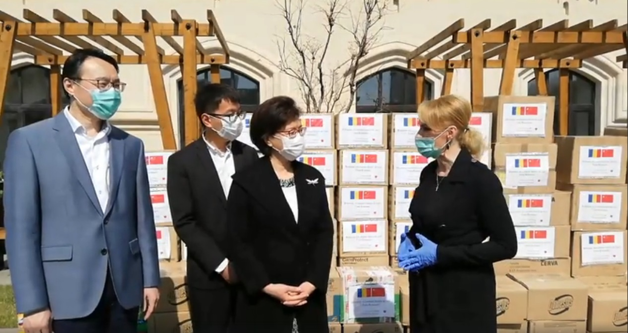 Ambasada Chinei acordă sprijin spitalelor din Bucureşti! Gabriela Firea: “În perioada următoare vom primi și…”