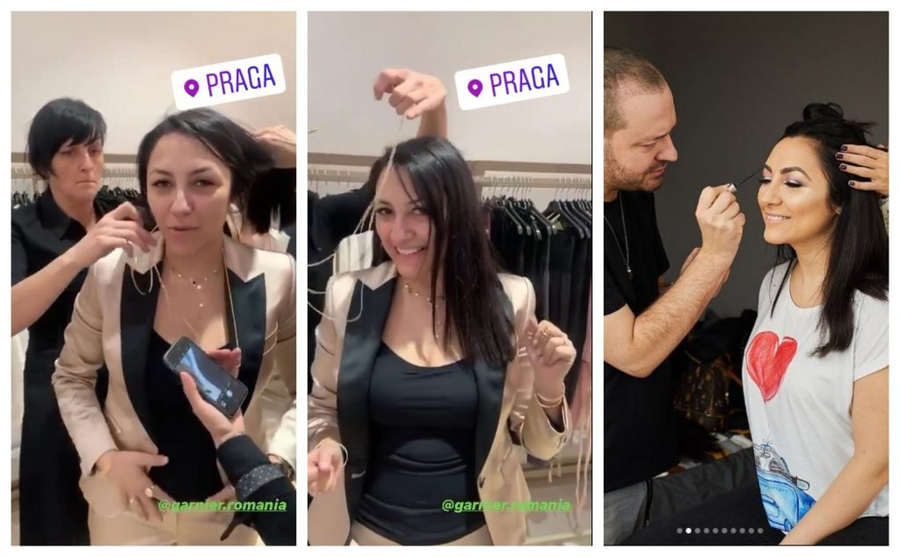 Andra i-a uimit pe unii dintre internauți după ce s-a lăsat filmată nemachiată. Din păcate, au fost și câțiva care au criticat-o © Instagram Stories/Instagram