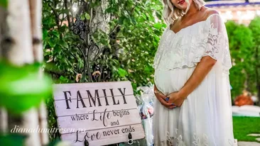 Diana Dumitrescu, o graviduță sexy în costum de baie: ”Cea mai frumoasă mămică”