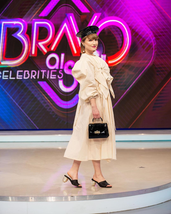 Alexandra Ungureanu, una dintre cele mai apreciate concurente din competiția de modă