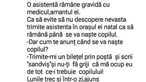 BANC | O asistentă rămâne gravidă cu amantul ei