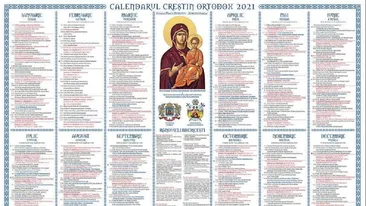 Calendar ortodox joi, 25 martie. Astăzi este Buna Vestire, sărbătoarea marcată de cruce roșie