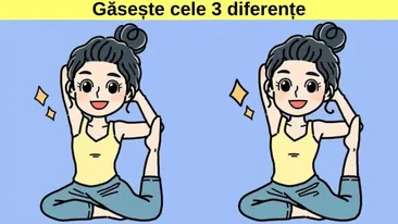 Jocul diferențelor | Vezi ce e ciudat la fata asta, în ambele imagini, în 15 secunde?