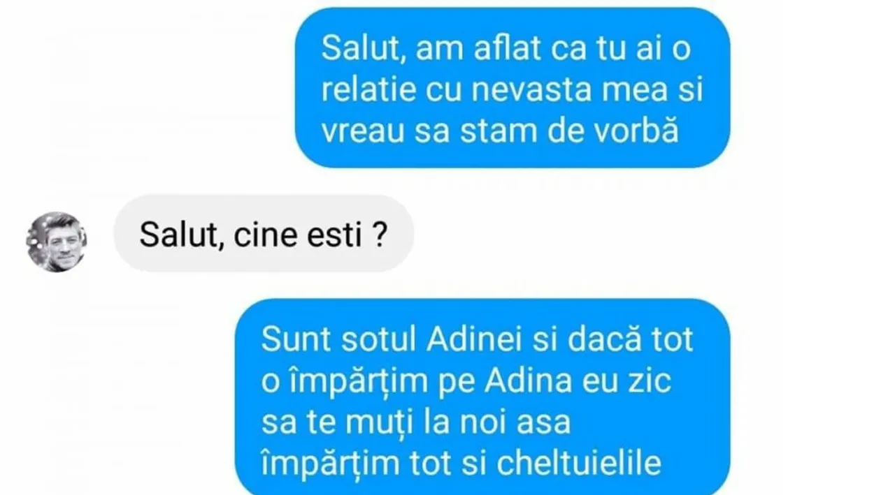 Bancul începutului de săptămână | Salut, am aflat că ai o relație cu nevastă-mea