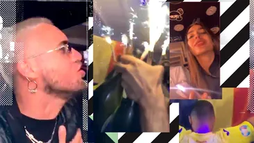 George Pușcaș & iubita, petrecere grandioasă cu dans, artificii și șampanii în Mykonos