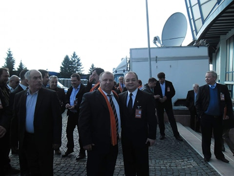 Adrian Păduraru, alături de Emil Boc, primarul Clujului, atunci premier
