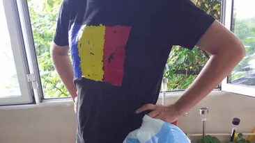 Un bucureştean a mers la un Kaufland din Capitală cu un tricou pe care apărea tricolorul. Nu o să-ţi vină să crezi ce era scris pe punga pe care a primit-o de la magazin