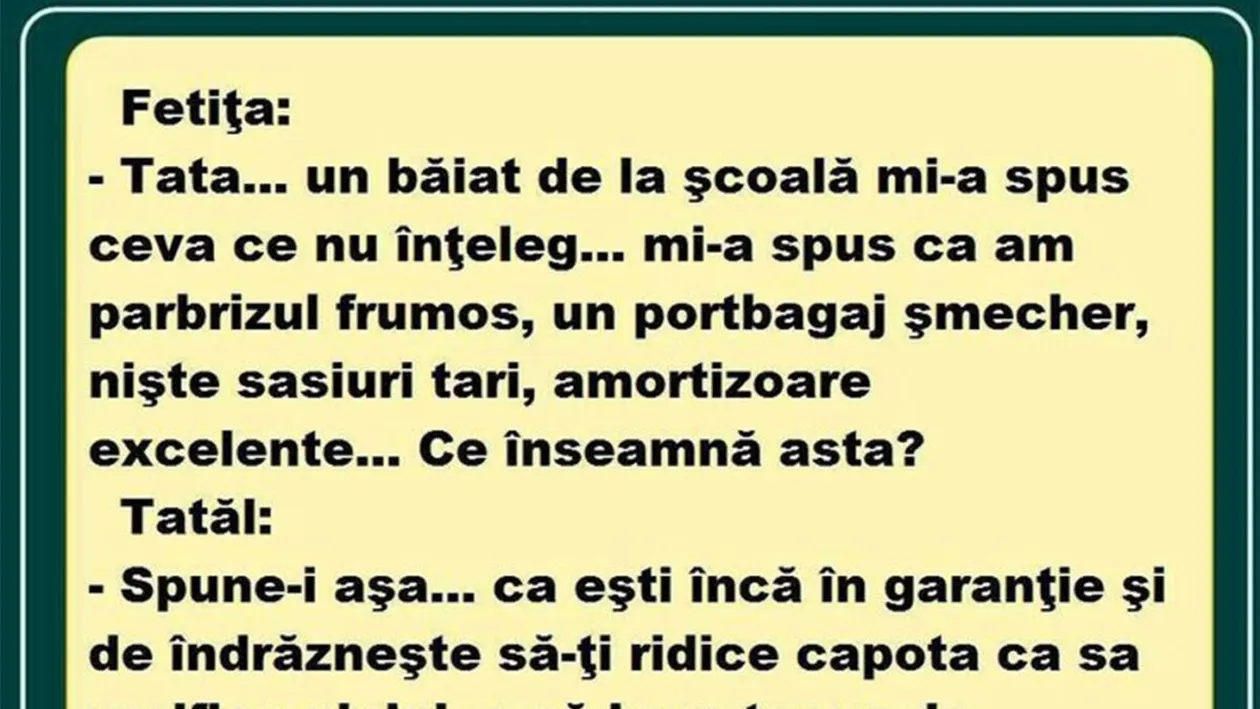 BANC | Tată, un băiat la școală mi-a spus ceva ce nu înțeleg