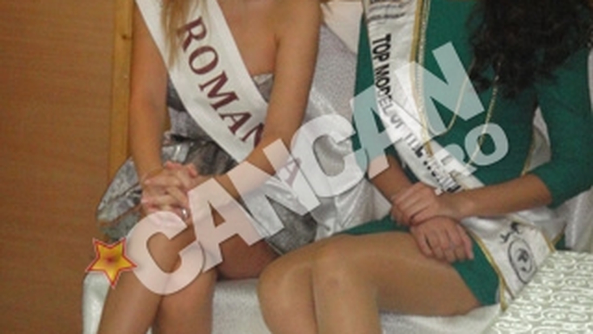 Baietii din lotul olimpic de sabie, in juriu la Miss Bikini International