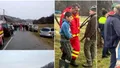 Cei doi frați din Bistrița, găsiți la 50 m de casă. S-au ascuns toată noaptea sub o căpiță de fân și au văzut că sunt căutați, dar n-au ieșit de frică