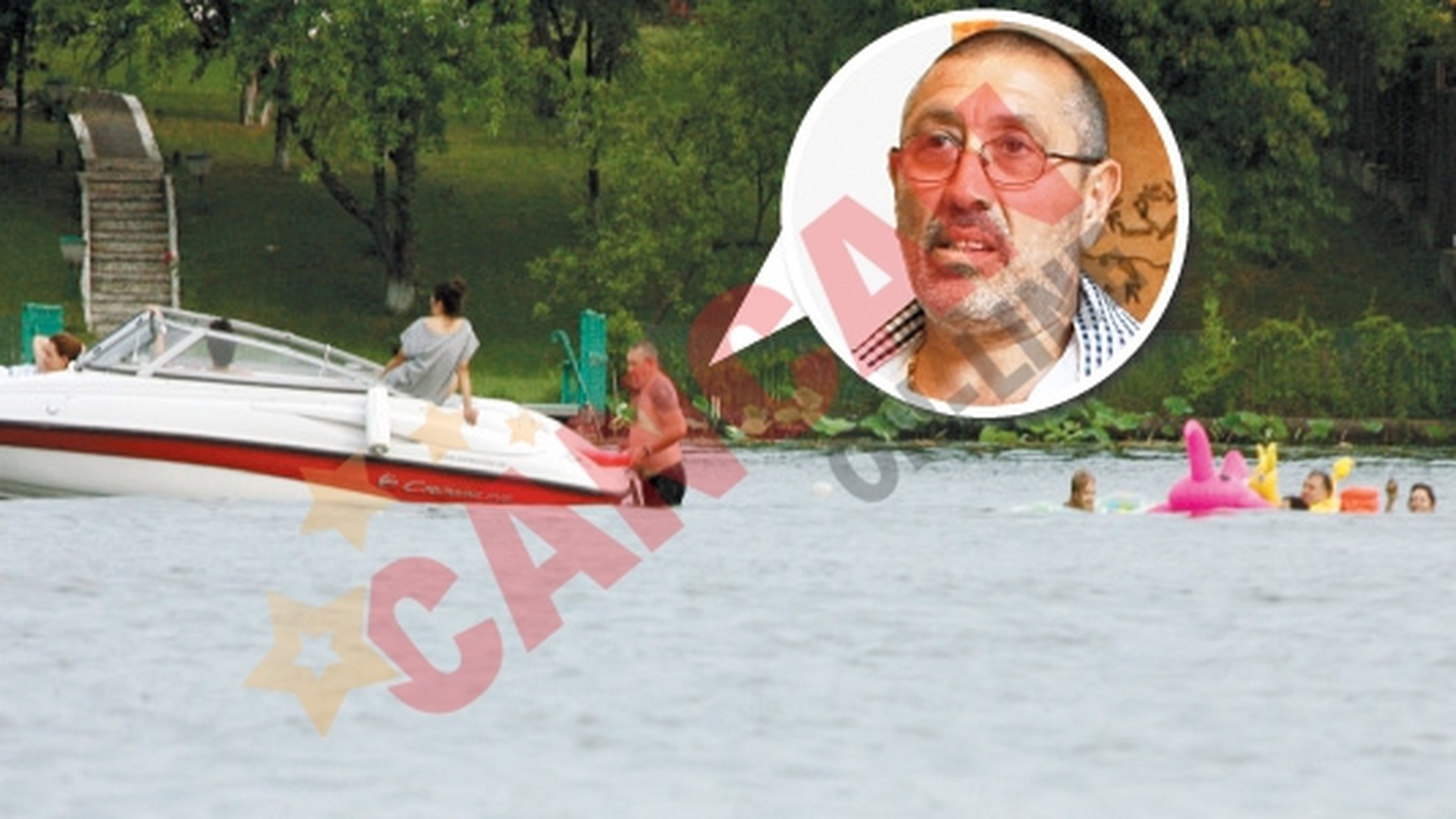 Serghei Mizil s-a balacit in lac