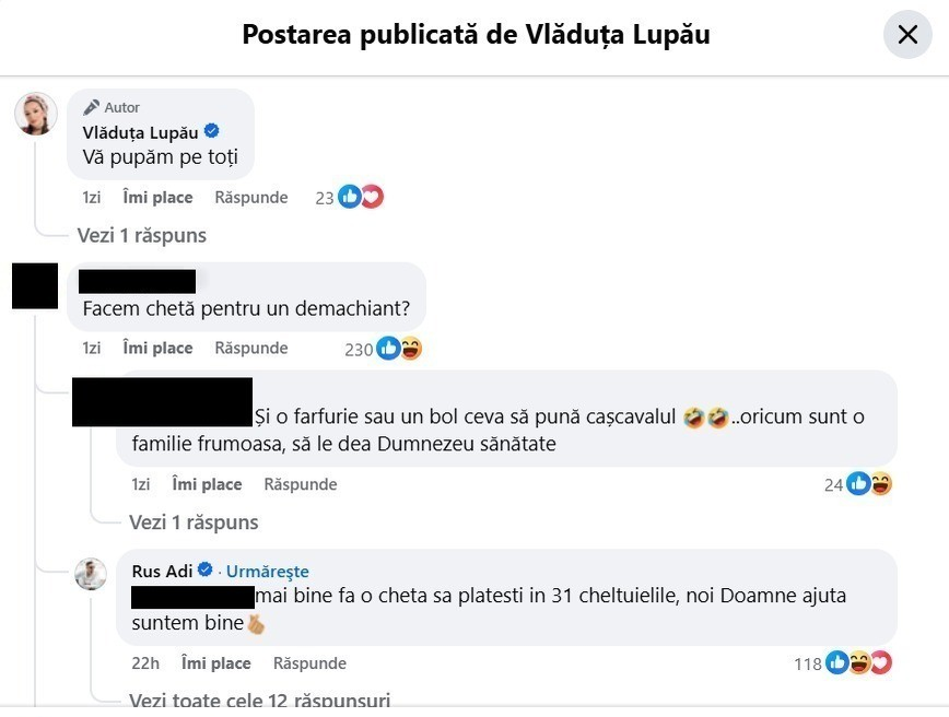 Sursă: Facebook