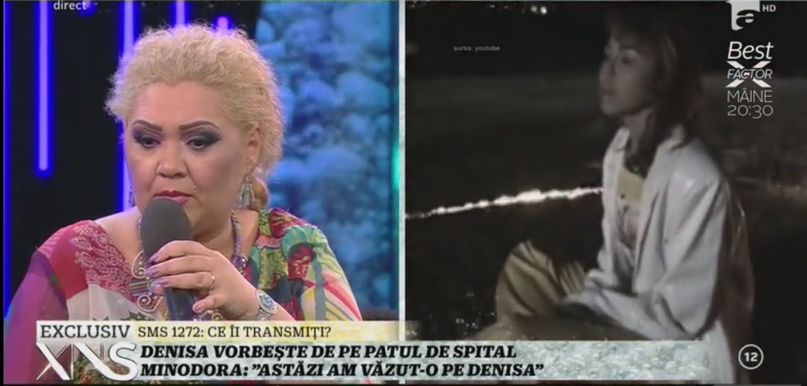 Minodora a răbufnit în platoul lui Capatos, după ce a fost acuzată că îşi face reclamă pe spatele Denisei