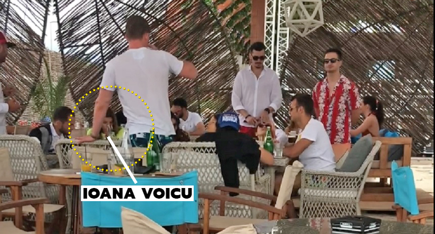 Ioana Voicu, noul iubit și prietenii lor, la Nuba Mamaia