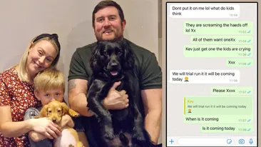 Cum și-a păcălit acest băiat părinții să îi ia un cățel. A furat telefonul mamei și i-a scris tatălui pe WhatsApp: Bună, iubi