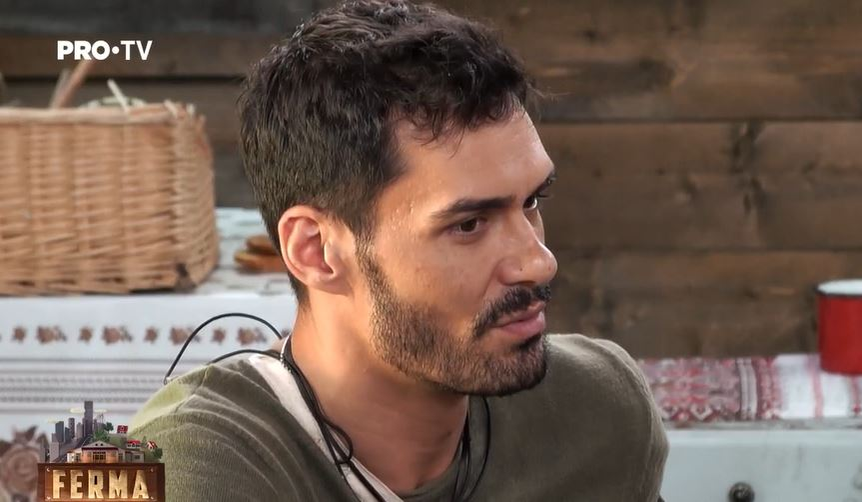 Intimidat de Viviana Sposub, George Burcea a rămas fără cuvinte la Ferma. Ce a mărturisit despre sărutul cu focoasa brunetă | FOTO