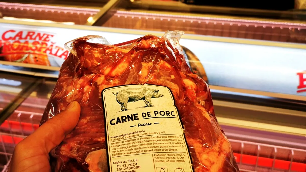 Cu cât a ajuns să se vândă 1 kg de carne de porc în LIDL, acum, cu o săptămână înainte de Craciun