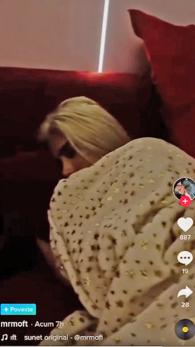 Bia Khalifa a dormit toată noaptea în patul lui Fulgy de la Clejani (Sursă: captură video)