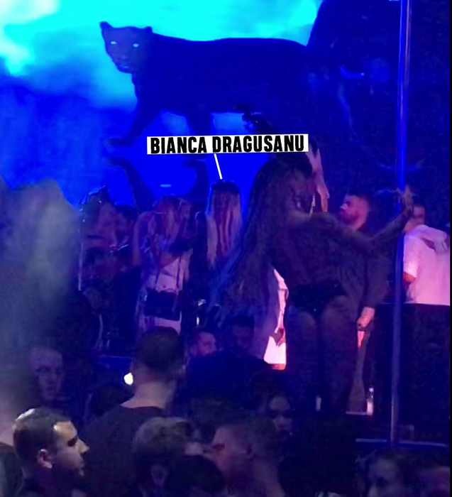 Bianca Drăgușanu a petrecut, în noaptea de sâmbătă spre duminică, în două cluburi din Capitală