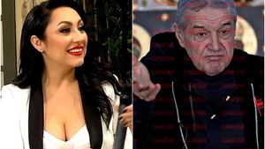 Andra Măruță a rămas cu un dinte spart din cauza lui Gigi Becali! Gestul pe care afaceristul l-a făcut de față cu dansatoarele ei