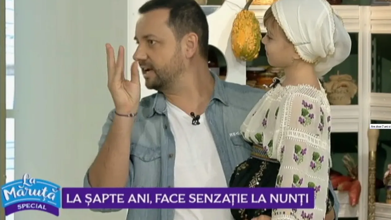 La şapte ani, ridică în picioare invitaţii la nunţi şi botezuri, Povestea Andrei, micuţa artistă din Gorj