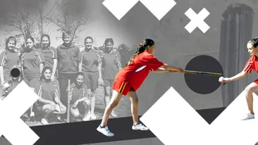 Jucătoarele de oină din inima Bărăganului