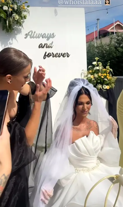 Detaliul halucinant de la nunta Lalei, ex-ispita de la Insula Iubirii! A cui ar fi rochia de mireasă purtată de brunetă