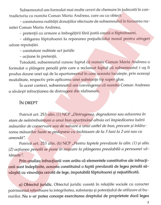 Afaceristul i-a făcut o nouă plângere amantei, la prim-procurorul de la Curtea de Apel (Foto: CANCAN.RO)