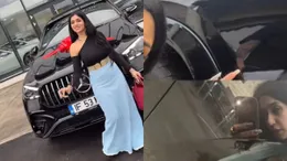 Melek și-a găsit mașina zgâriată în parcare. Văduva lui Dani Vicol vrea să meargă la Poliție: ”Aflu cine a făcut asta”