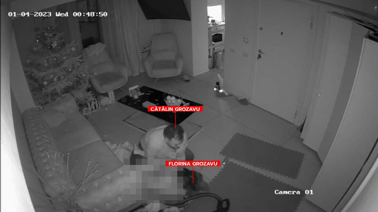 Cătălin Grozavu își bate soția cu pumnii
