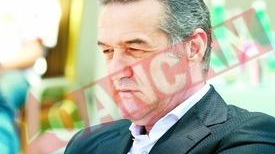 Au aruncat cu tomberonul dupa Becali!