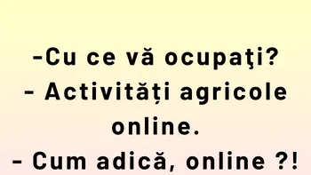 BANCUL ZILEI | Activități agricole online