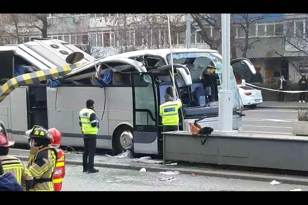 Accident Pasaj Unirii. Sursă foto: live Gândul