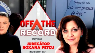 OFF The Record. Roxana Petcu, inspector șef al Inspecției Judiciare: A modifica pensiile magistraților este o scădere a statutului