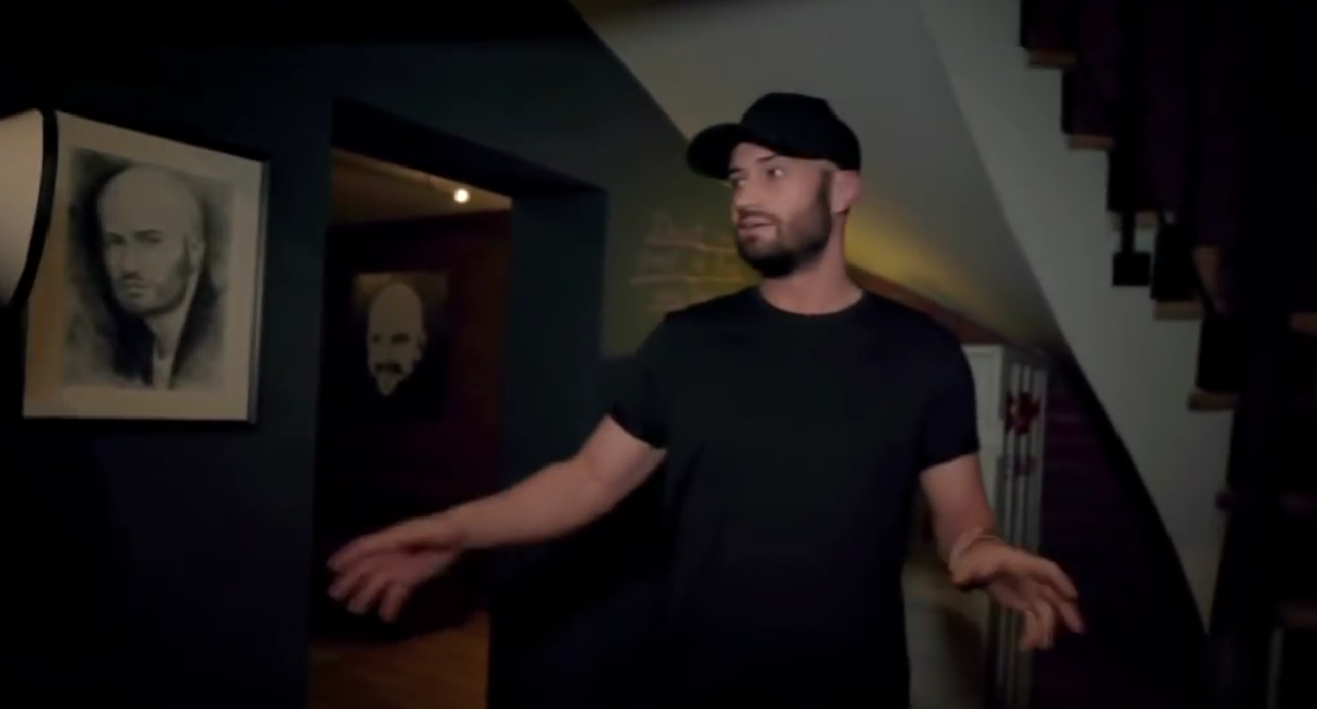 Mihai Bendeac și-a prezentat casa/ Sursa foto: Captură Antena 1