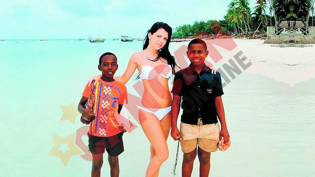 Celia, la soare in Zanzibar