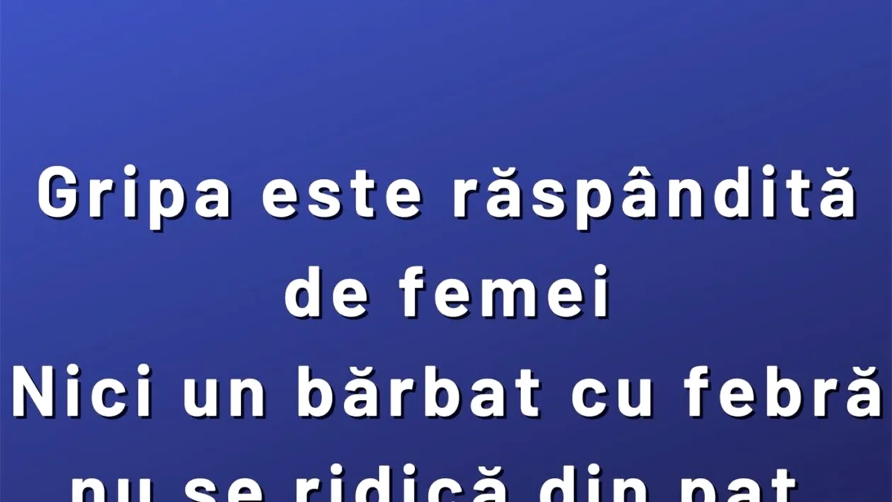 BANCUL ZILEI | De ce gripa este răspândită de femei
