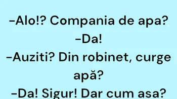 Bancul începutului de săptămână | Compania de apă