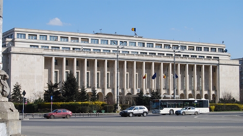 Un bărbat şi-a dat foc în fata Guvernului