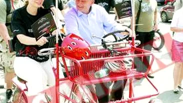 Sorin Oprescu a dat la pedale cu Daciana Sarbu