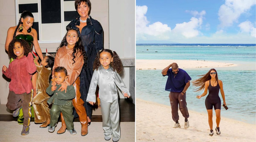 Kim Kardashian și Kanye West au patru copii împreună: North, Saint, Chicago și Psalm © Facebook