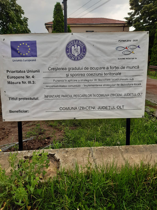 Primăria unei comune de legumicultori a obținut fonduri europene pentru un parc al... pescarilor