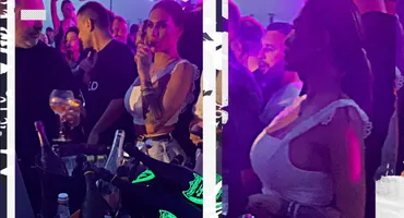 Fosta lui Alex Bodi reintră în “joc”?! A apărut singură la NUBA Mamaia, cu un decolteu gigantic și...
