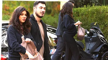 Avem cele mai noi imagini cu iubita lui Pițurcă Jr. însărcinată în ultima lună